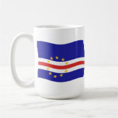 Mug avec le drapeau du Cap-Vert (Gauche)