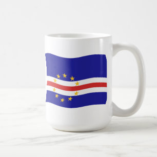 Mug avec le drapeau du Cap-Vert