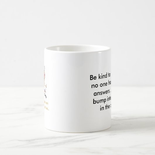 Mug avec le message - sois gentil avec toi-même (Centre)