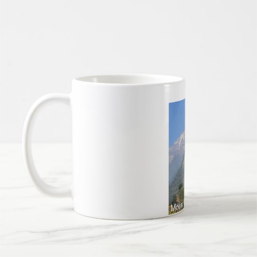 Mug avec le mont Fishtail (Gauche)