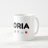 mug avec le nom Gloria (Devant droit)
