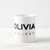 mug avec le nom Olivia (Centre)