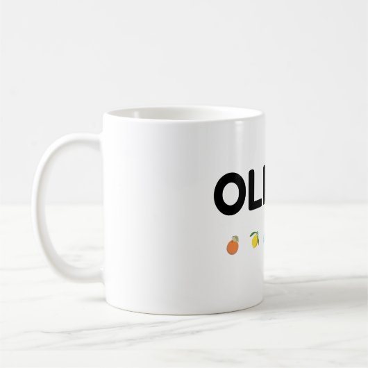 mug avec le nom Olivia (Gauche)
