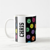 Mug Avec le nom Pickleball : plus de boules de pickles (Gauche)