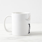 Mug avec lettre de logo "M" (Gauche)