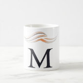 Mug avec lettre de logo "M" (Centre)