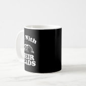 Mug Avec Leurs Têtes Drôle Écure Mardi Gra (Devant gauche)