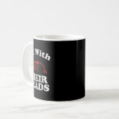 Mug Avec Leurs Têtes Drôle Écure Mardi Gra (Devant gauche)