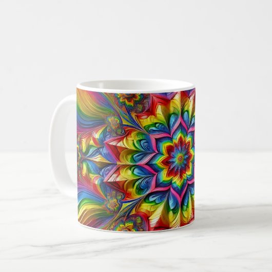 Mug avec LGBTQ Coloris Design (Devant gauche)