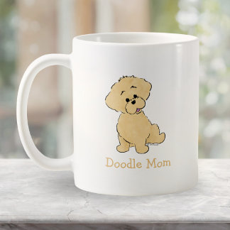 Mug avec l'illustration personnalisée d'un chiot G