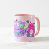 Mug avec logo "Amis pour tous" (Devant droit)