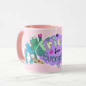 Mug avec logo "Amis pour tous" (Devant gauche)
