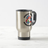 Mug avec logo arrondi (nom + url) (Devant droit)
