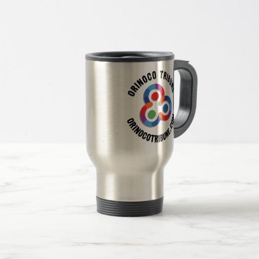 Mug avec logo arrondi (nom + url) (Devant droit)