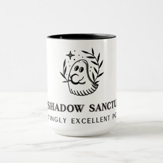 Mug Avec Logo Complet Noir Et Gris