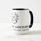 Mug Avec Logo Complet Noir Et Gris (Devant droit)