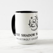 Mug Avec Logo Complet Noir Et Gris (Devant gauche)