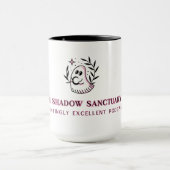 Mug avec logo complet rose et noir (Centre)
