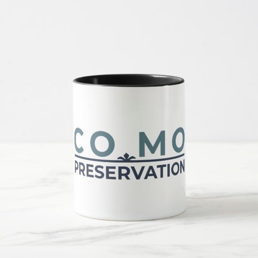 Mug avec logo rectangulaire (Centre)