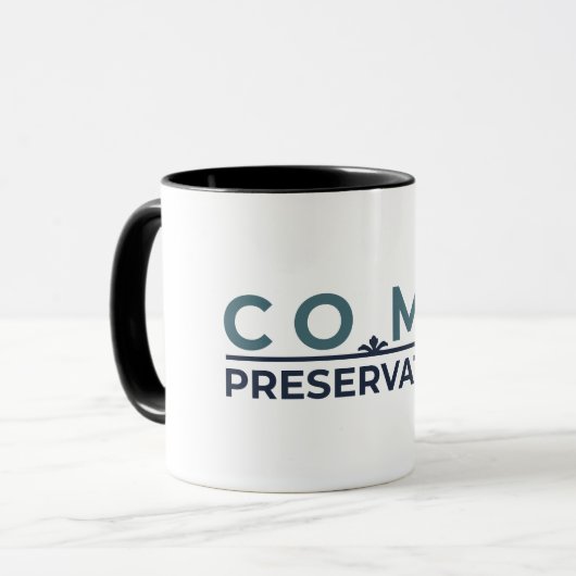 Mug avec logo rectangulaire (Devant gauche)