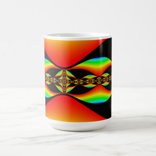 Mug avec Mandelbrot Fractal (Centre)