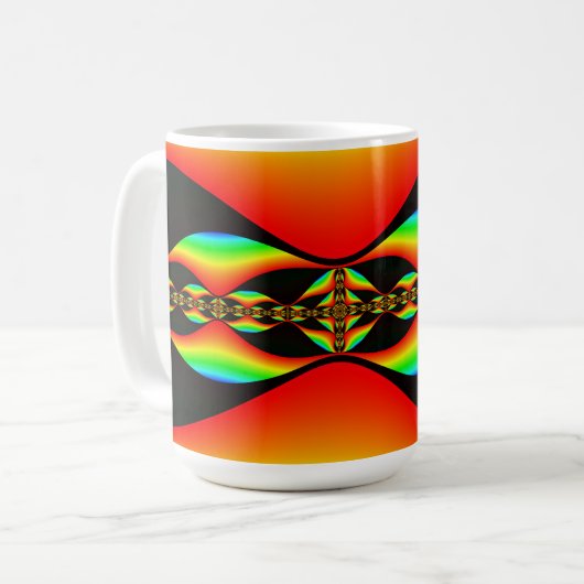 Mug avec Mandelbrot Fractal (Devant gauche)