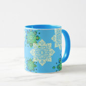 Mug avec médaillons colorés (Devant droit)