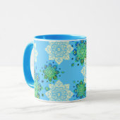 Mug avec médaillons colorés (Devant gauche)