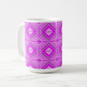 MUG AVEC MIX ART VIOLET COOL (Devant gauche)