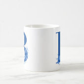 Mug Avec Monogramme Floral Lettre B (Centre)