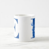 Mug Avec Monogramme Floral Lettre E (Centre)