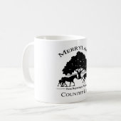 Mug avec noir et blanc Logo Merryland & Country Li (Devant gauche)
