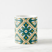 Mug Avec nom💛💚 Beaux carreaux marocains  (Centre)