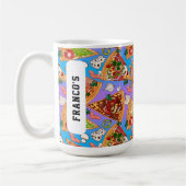 Mug Avec nom Funny pizza tranches (Gauche)