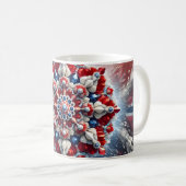 Mug avec Norvège Couleurs Design (Devant droit)