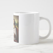 Mug avec paire de paon sur le toit (Droite)