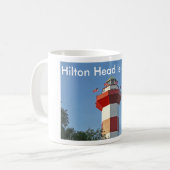 Mug avec photo de Lighthouse Hilton Head SC (Devant gauche)