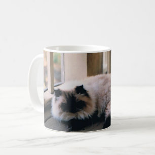 Mug avec photo d'un chat de l'Himalaya