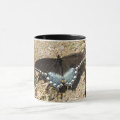 Mug avec photo originale d'un beau papillon (Centre)