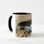 Mug avec photo originale d'un beau papillon (Devant gauche)