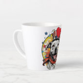 mug avec pitbull souriant (Angle gauche)