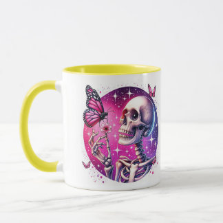 mug avec squelette joyeux