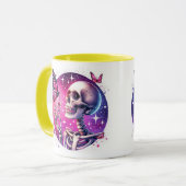 mug avec squelette joyeux (Devant gauche)