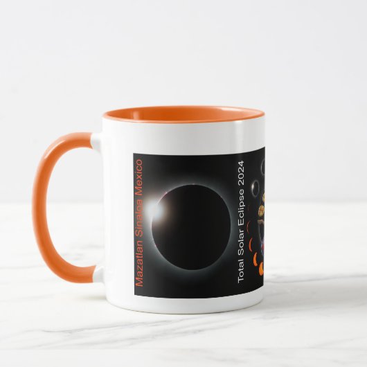 Mug avec Total Solar Eclipse 2024 à Mazatlan (Gauche)