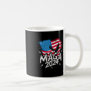 Mug Avec Trump Maga 2024, Le Pavillon Patriotique Vote