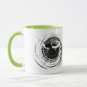 mug avec un beau poème de Roumi sur l'amour du die (Gauche)