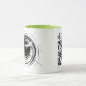 mug avec un beau poème de Roumi sur l'amour du die (Centre)