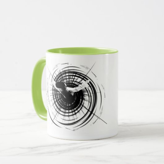 mug avec un beau poème de Roumi sur l'amour du die (Devant gauche)