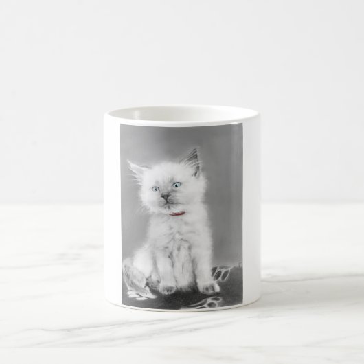 Mug avec un chaton mignon (Centre)