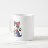 Mug avec un chaton mignon (Devant gauche)